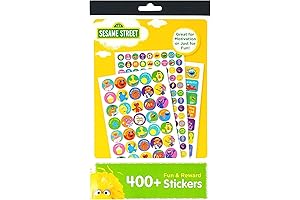 Sesame Street 400+ Stickers in Fun & Reward Book (2 Pack)