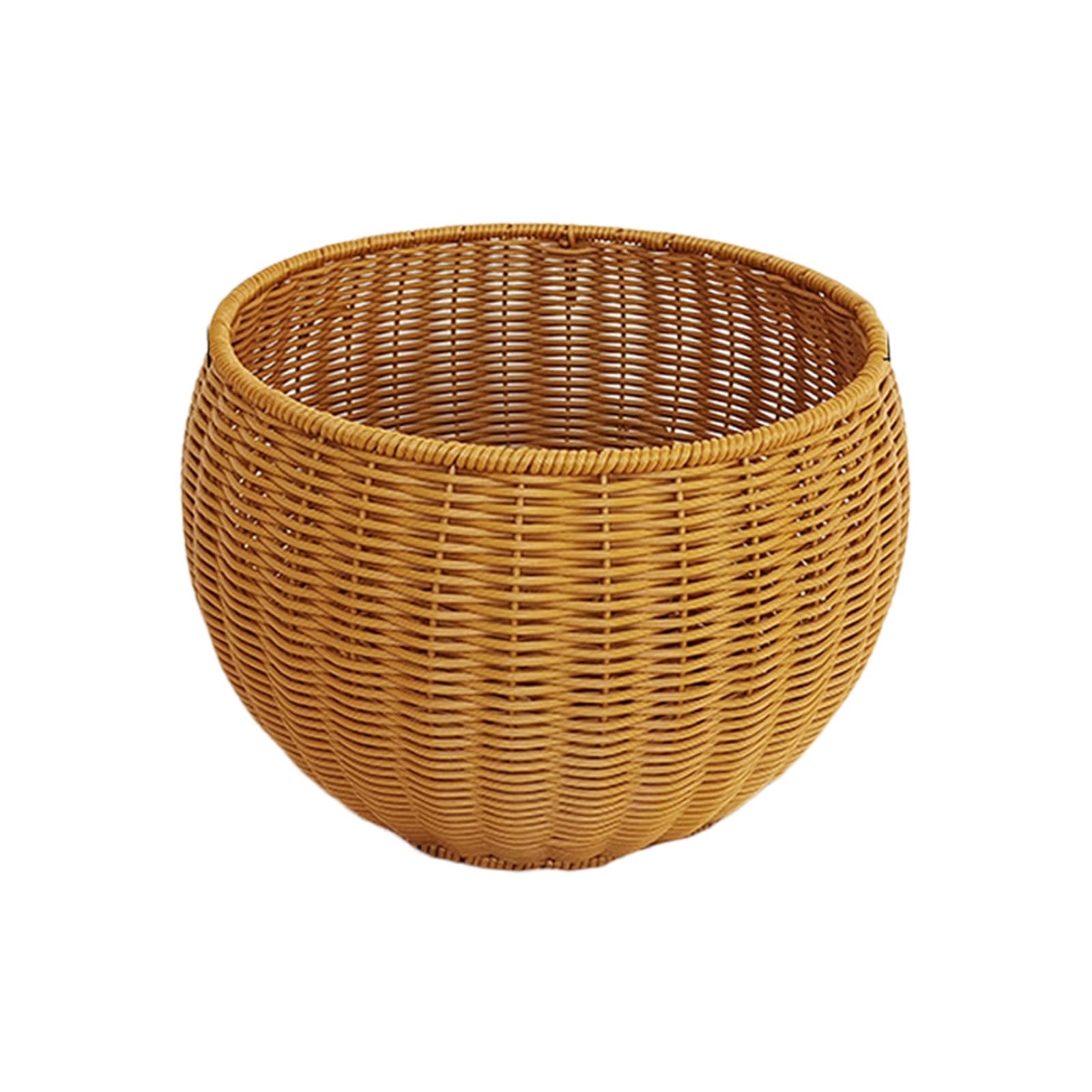 Practical Handwoven Basket Suitable for Storing Bread Vegetables and Kitchen Supplies Bread Basket