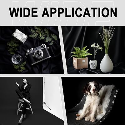 DeZerlor 5FT X 7FT White Backdrop Background For Photoshoot High Density