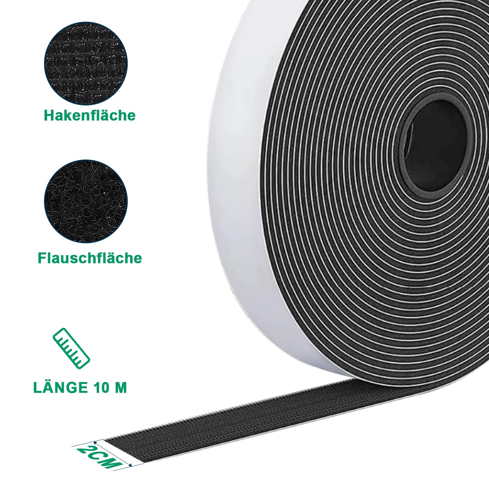 Adhésif Pour Coussin Bande Scratch Autocollante - 10 Cm X 3 M - Double Face - Anti-glisse Coussin, Tapis, Matelas Fixation Tapis Et Coussins