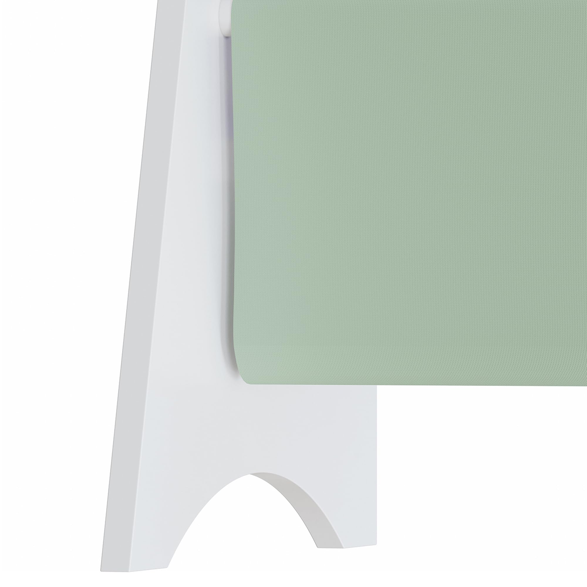 [en.casa] Bibliothèque Enfant Étagère avec 4 Compartiments de Rangement Meuble de Stockage Motif Aqua Dream Coins Arrondis Panneau de Particules Polyester Métal 60 x 62 x 28 cm Blanc Vert Clair Violet