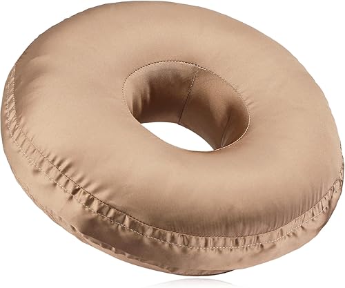 Miniatura 9 de Heal n Hope Almohada de satén sedoso con agujero para dolor de oído CNH Piercing Alivio del dolor de la presión del sueño, dolor de costado,