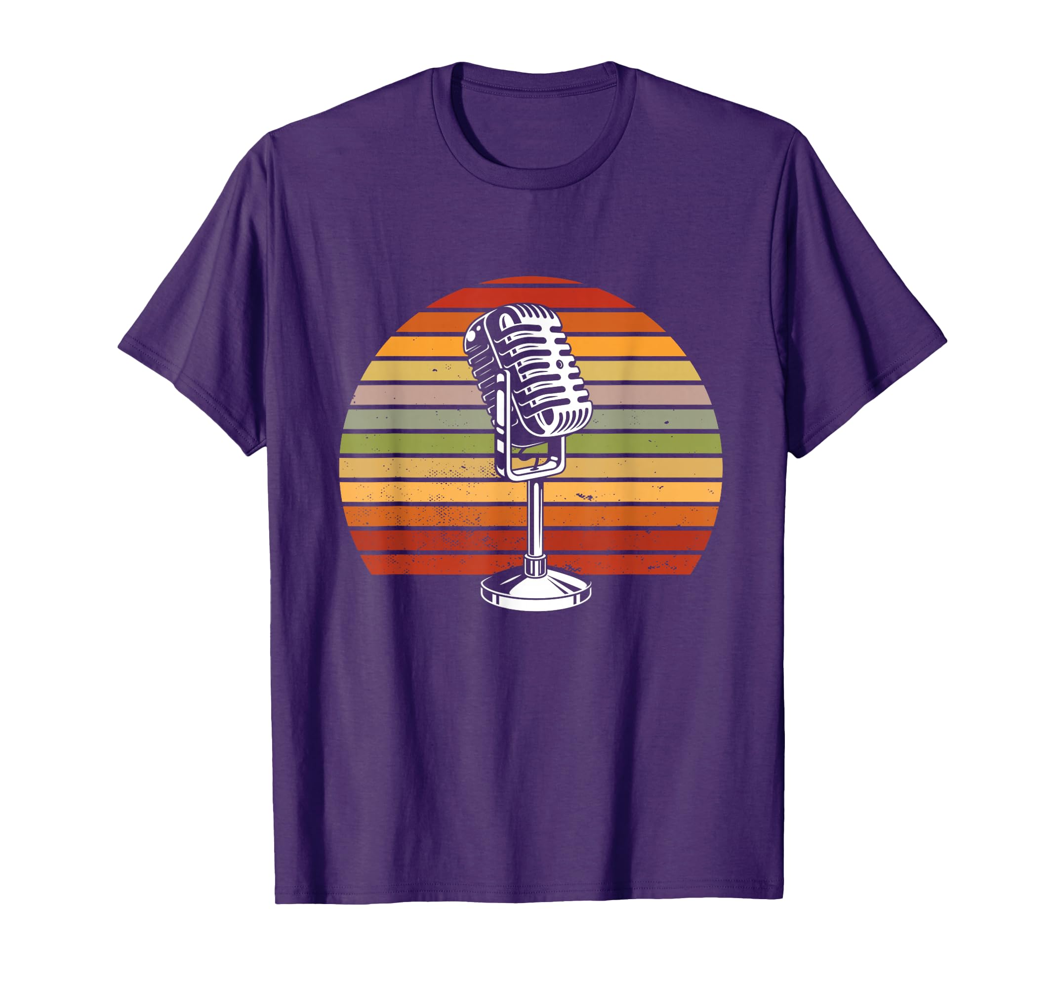 Singer Musician Retro Microphone T-Shirt