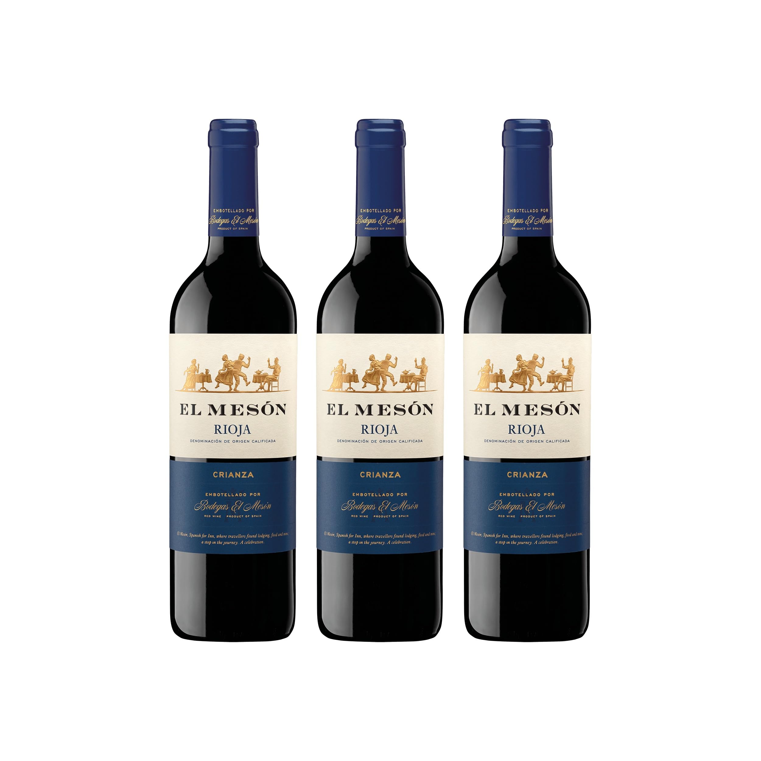 El Mesón Crianza trocken Rotwein Spanien inkl. Feinwert E-book (3 x 0.75 l)