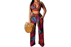 Two-Piece Floral Haven: Your Sexy Vacation Outfits