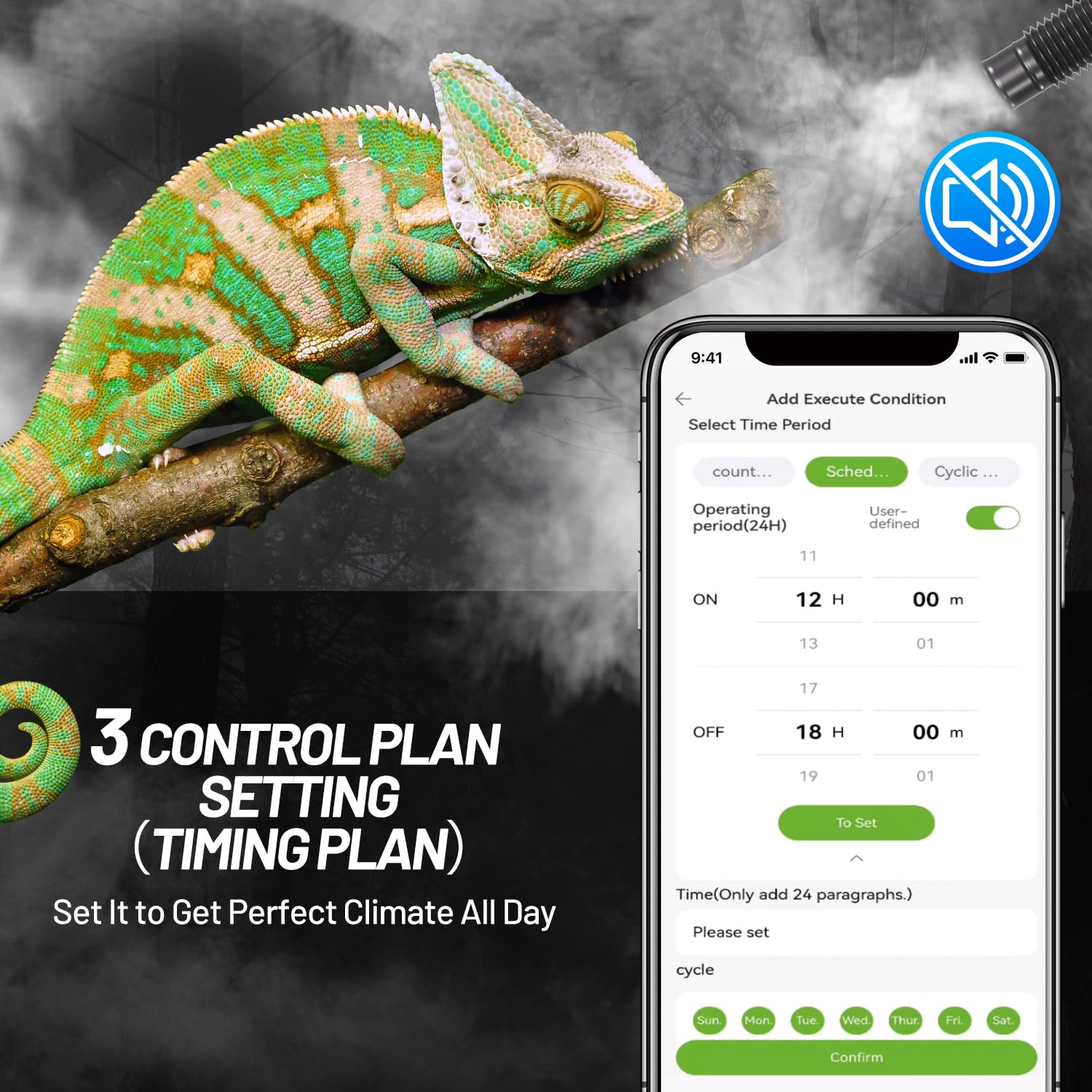 REPTI ZOO Smart WiFi Reptile Fogger 4L