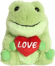Aurora® Lovely Rolly Pet™ Love Frog™ Stuffed Animal - Adorable Companions - On-The-Go Fun - Green 5 Inches