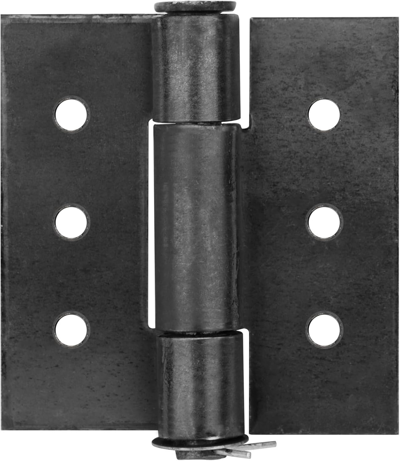 2 Pcs 6" x 5" Steel Weld On Butt Gate Hinge, Weldable Metal Gate Hinge with Removable Pin, for