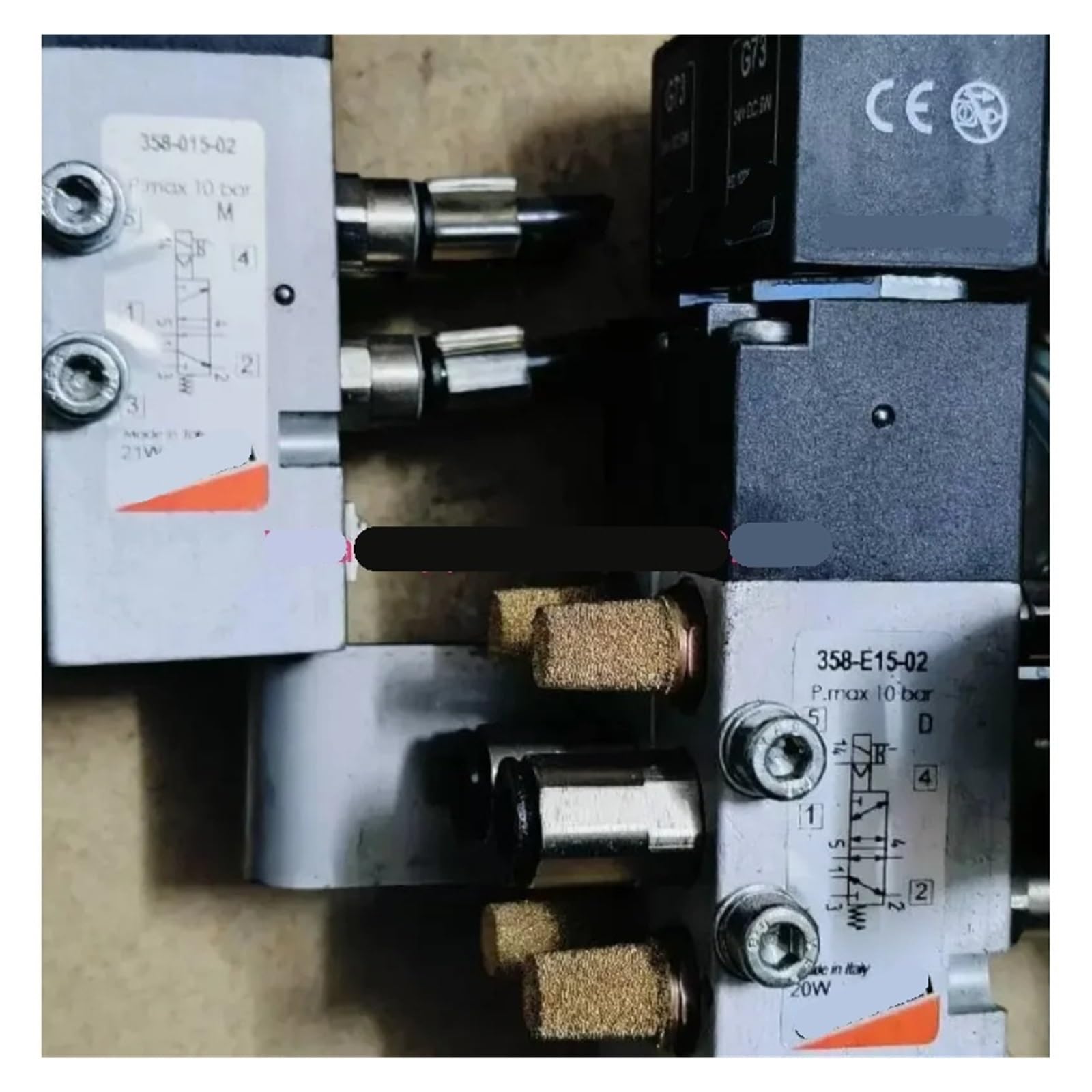 TPKMVGAP 1pcs Solenoid Valve 354-E15-02 334-011-02 358-011-02 358-015-02-G73(358-011-02)