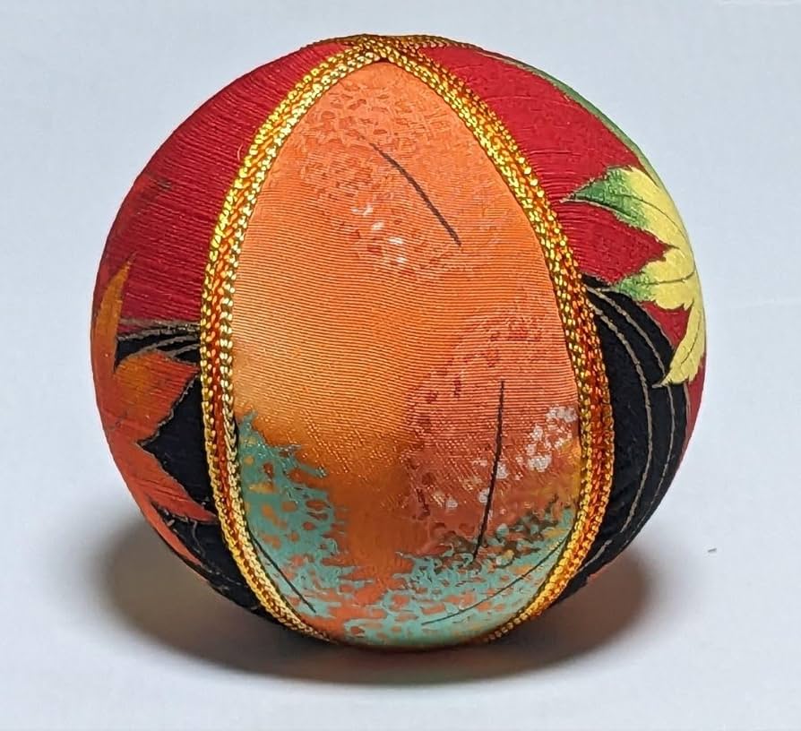 かっぱ☆木目込み　手鞠 Amazon.co.jp: 手毬 もみじ 赤 紅葉 オレンジ 木目込みまり 置物