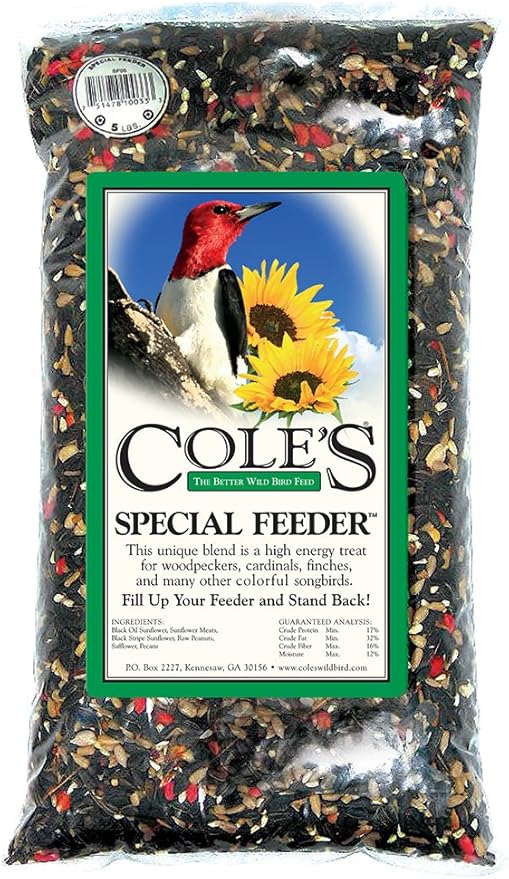10Pound Coles HM10 Hot Meats Bird Seed Feeders