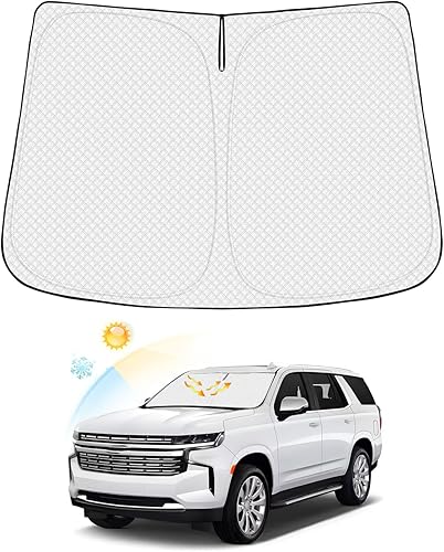 Miniatura 60 de Parasol para parabrisas para Ford Escape 2020-2025 2026, accesorios gruesos de 6 capas plegables para ventana delantera, protector de visera solar