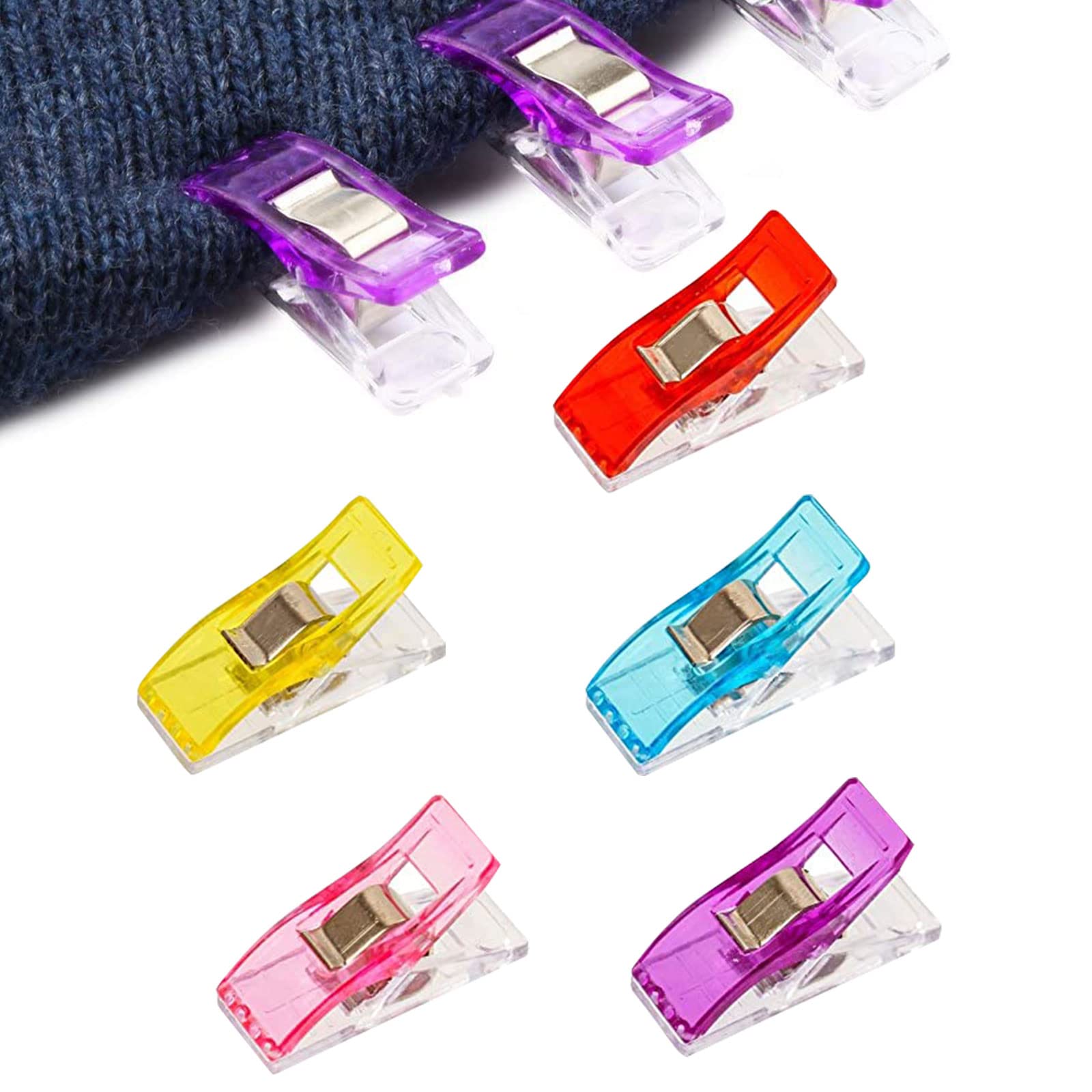 Clip Per Cucire 30 PCS, Accessori Da Cucito Multiuso, Mollette Bucato Antisegno