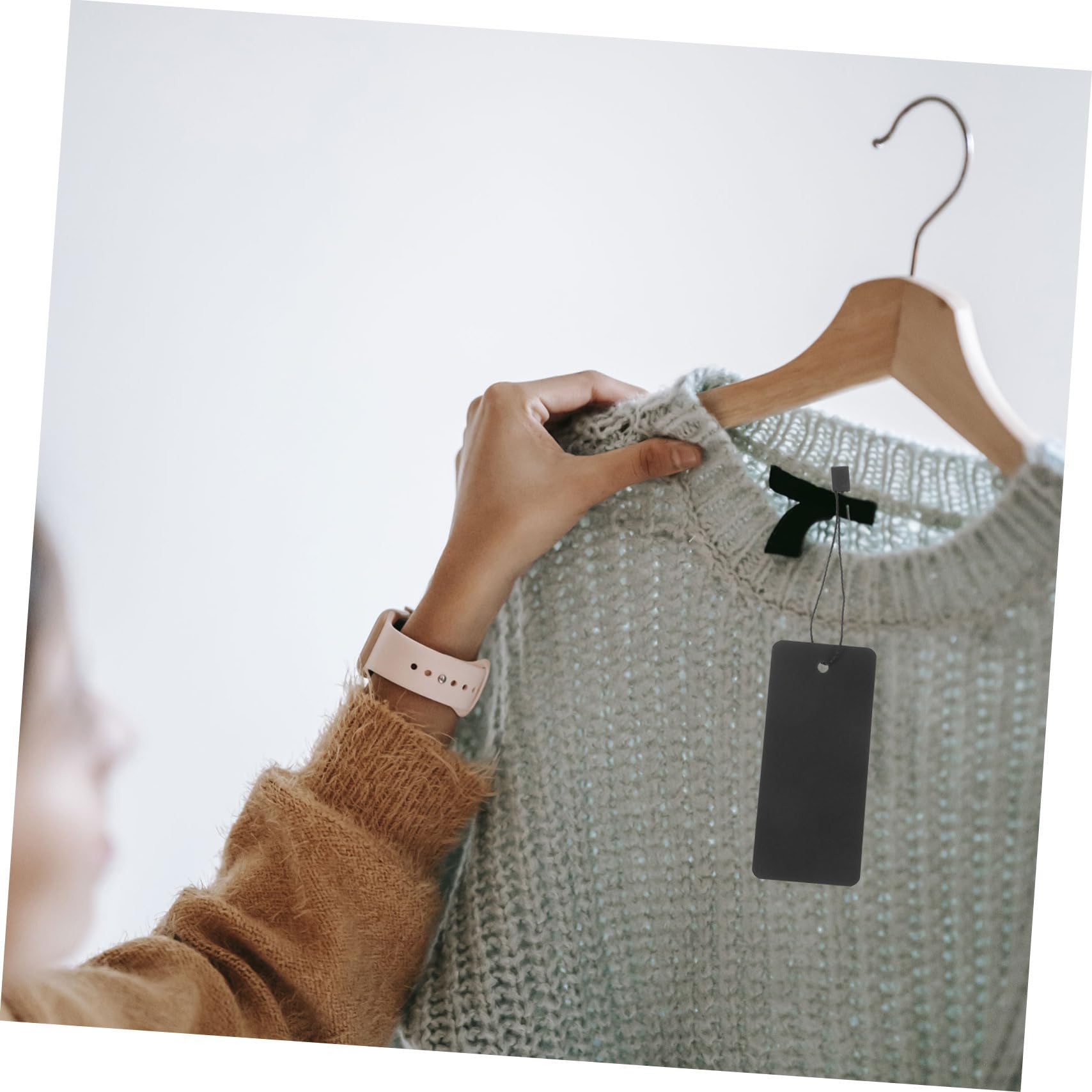 Homoyoyo 600ensembles Étiquettes Pour Vêtements De Étiquettes Papier Avec Pour Marquage De Prix Et Identification De Produits