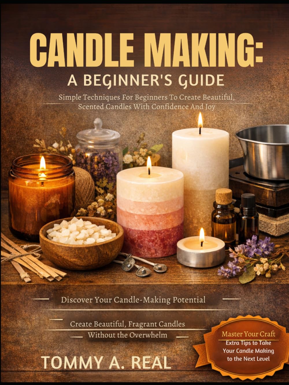 CANDLE MAKING: A BEGINNER'S GUIDE: Simple Techniques For Beginners To Create Beautiful, Scented Candles With Confidence And Joy