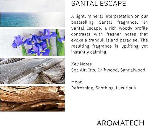 Miniatura 4 de AromaTech The Aromatic Citrus Set  Set de regalo de difusor de aroma mezcla de aceites esenciales del hotel, Amalfi Revelry, bergamota naranja y