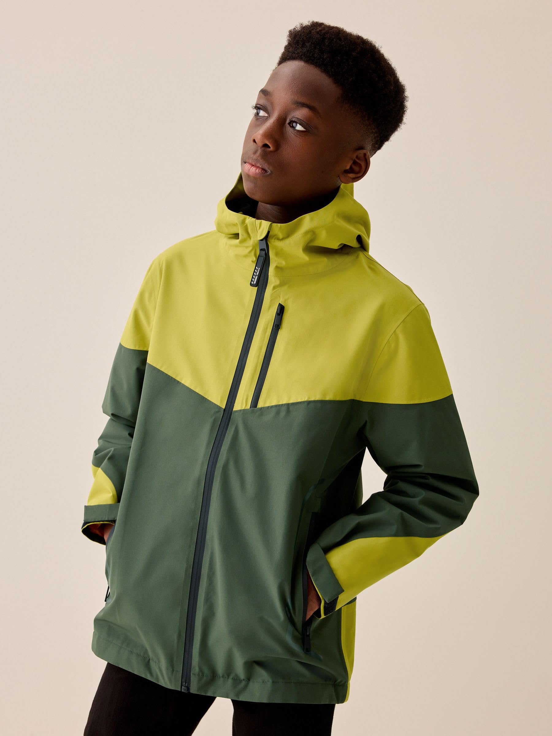 NEXT Jungen Wasserdichter Anorak mit Fleece-Futter