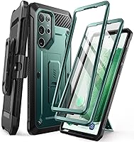 Vista 9 de SUPCASE Funda para Samsung Galaxy S22 Ultra con soporte, [Unicorn Beetle Pro] [2 marcos frontales]