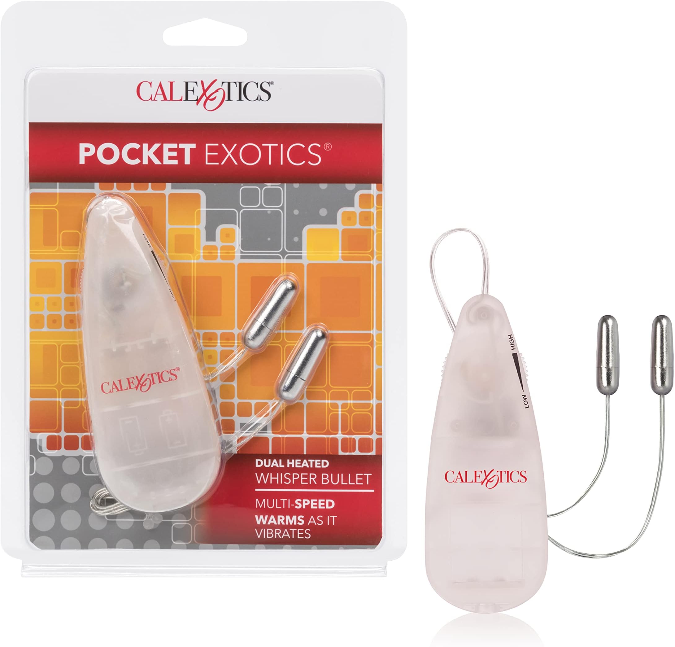 CalExotics SE-1101-05-2 Pocket Exotics® Dual Heated Whisper Bullets