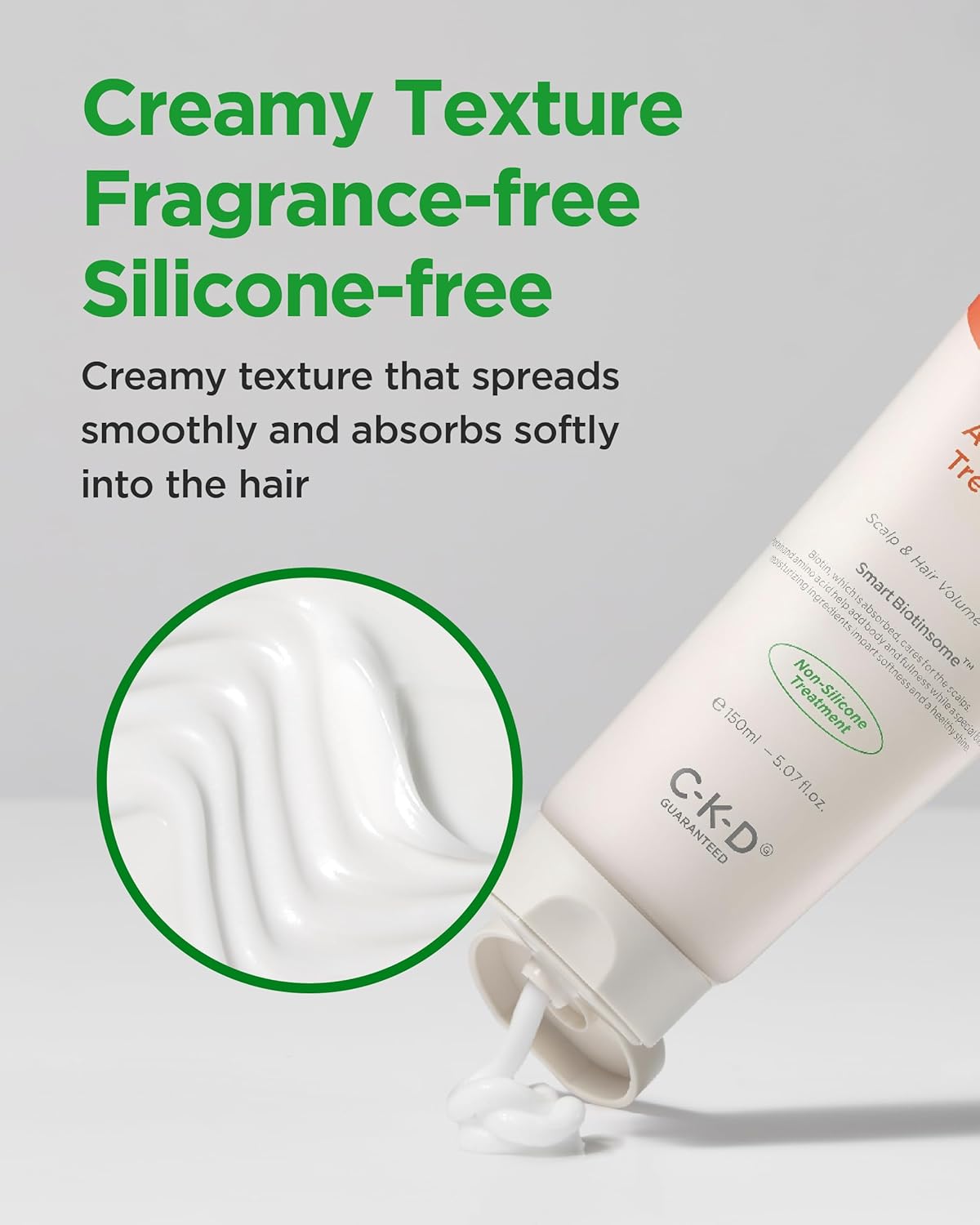 CKD Amino Biotin All powerful Treatment (5.07 fl.oz) - Deep Care Conditioner and Silicone-Free Treatment, Prevents Damaged Hair, Nourishihes Hair, Non-Silicone with Biotin, Amino Acids, and Keratin.