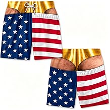 Funny Swim Trunks Men Beach Shorts Hairy Legs 3D Print Quick Dry Swimwear