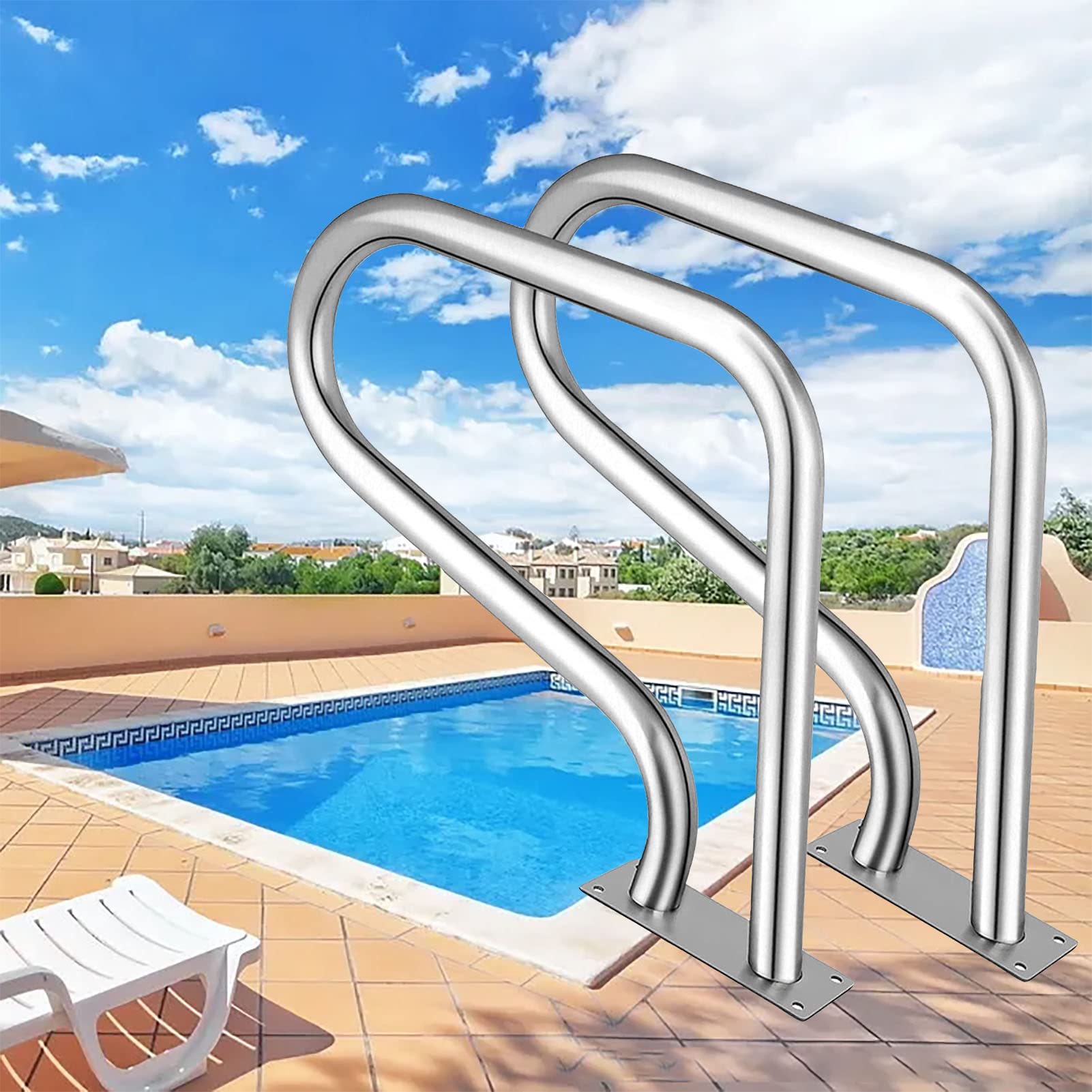 Main courante de piscine escalier de sécurité en acier inoxydable 304