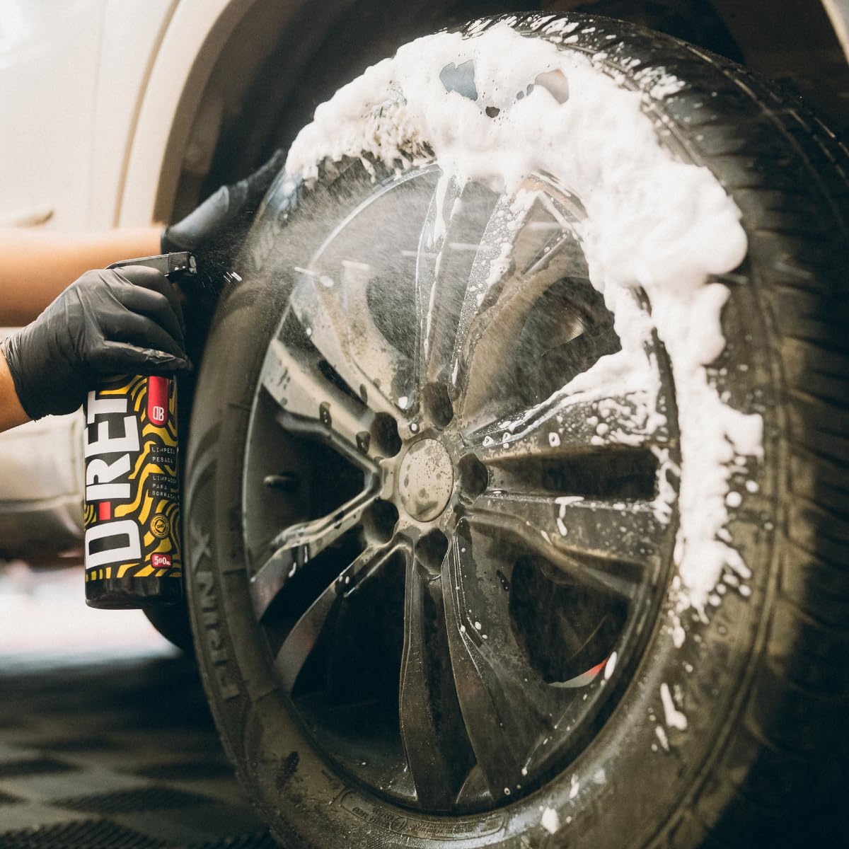 DUB BOYZ D-RET Rubber Cleaner – Heavy Duty Tire & Rubber Degreaser, Professional-Grade Formula, High Dirt-Floating Power, Biodegradable & Dilutable for Deep or Daily Cleaning (16 Fl Oz)