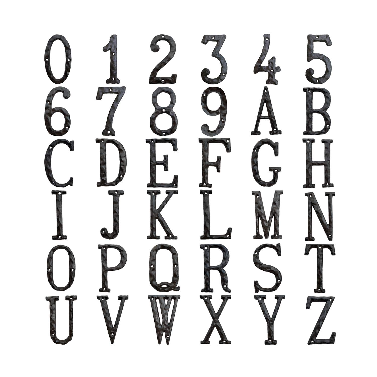 House Letter, 5 Inch High Cast Iron Home Address Letter, Perfect Matching the 5.5 Inch Cast Iron House Numbers (C) — Amazon image 7