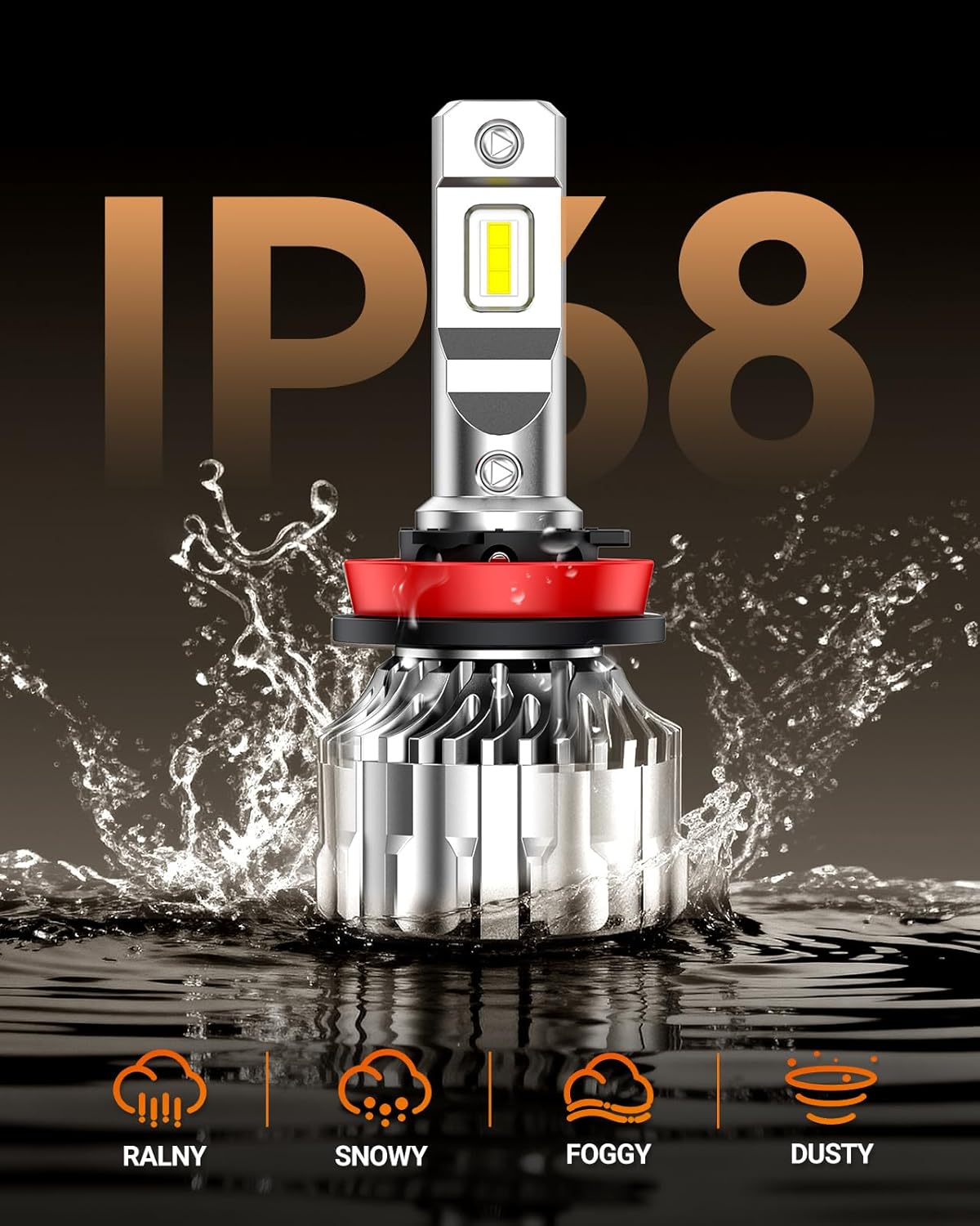 SEALIGHT 𝐇𝟏𝟏 𝐅𝐨𝐠 𝐋𝐢𝐠𝐡𝐭 𝐁𝐮𝐥𝐛𝐬, 𝐏𝐥𝐮𝐠-𝐍-𝐏𝐥𝐚𝐲, Pack of 2