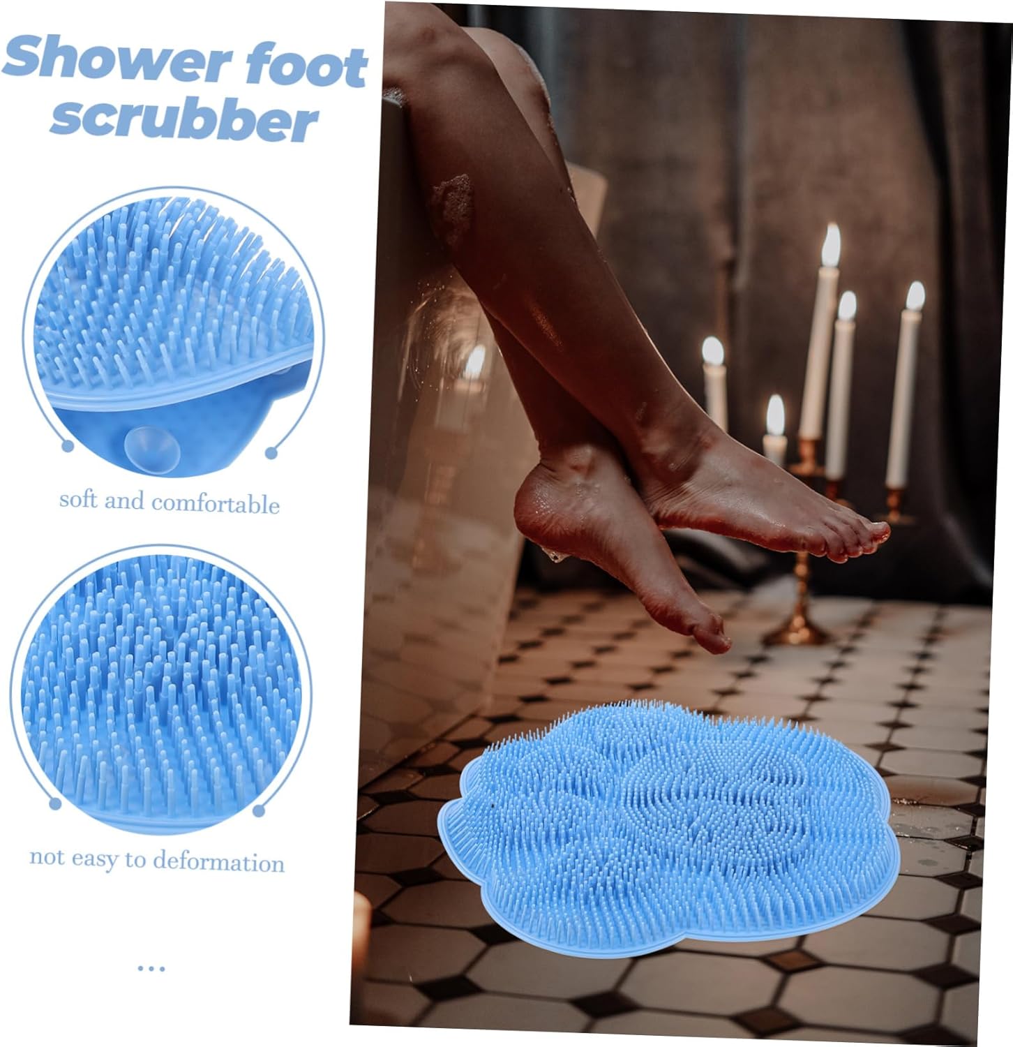 Shower r Mat Remover Exfoliating Foot Scrub for Smooth Skin