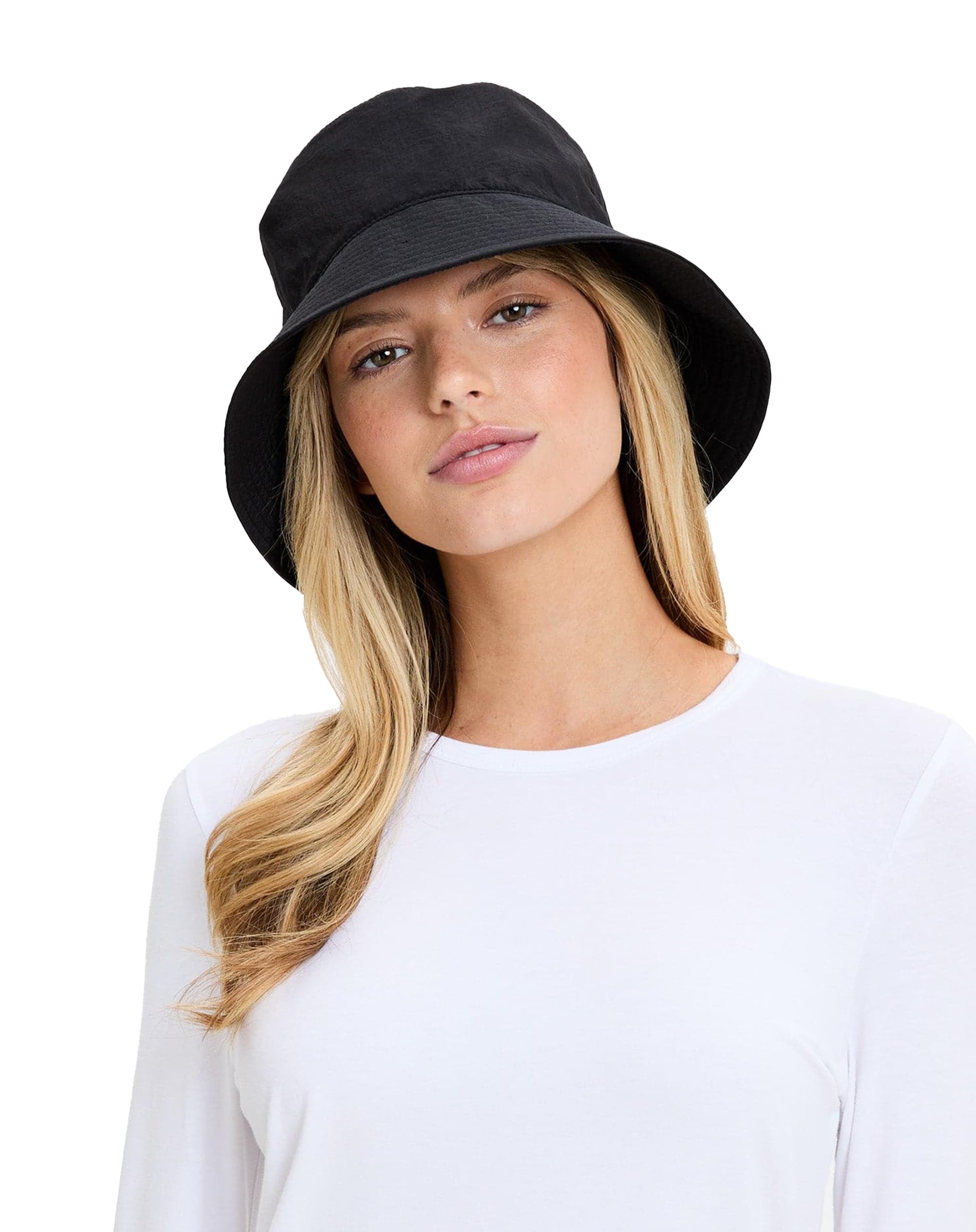 Solbari Bondi Bucket Hat UPF50+ UV Protection, Sun Protective Hat SM Black