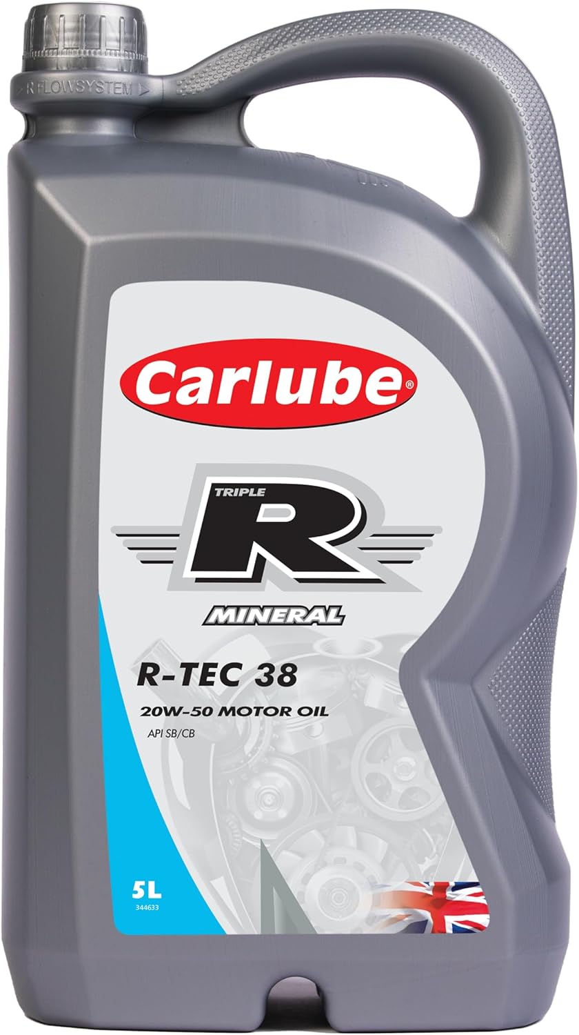 Carlube Triple R 20W50 API SB/CBMineral Engine Oil RTEC 38 5L