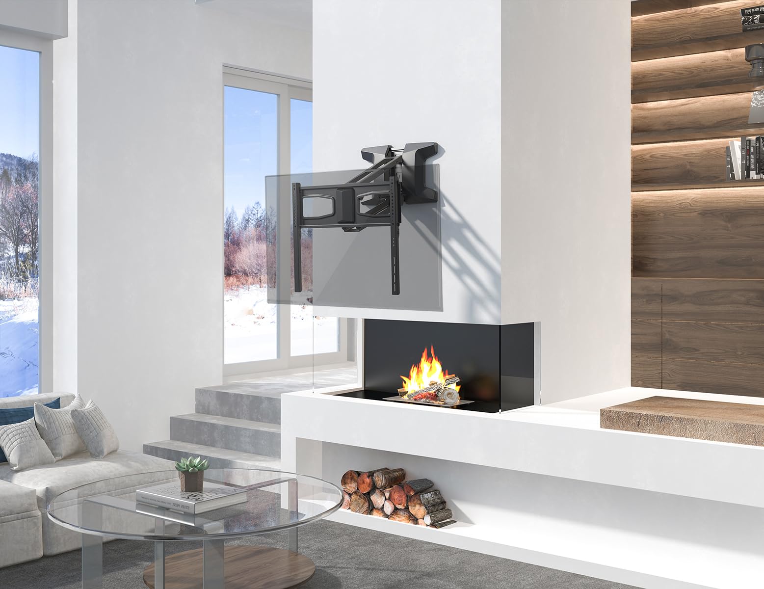 Mounting Soluzione HP60L myWall 37-70 Pollici Remota Rotabile - Dettaglio