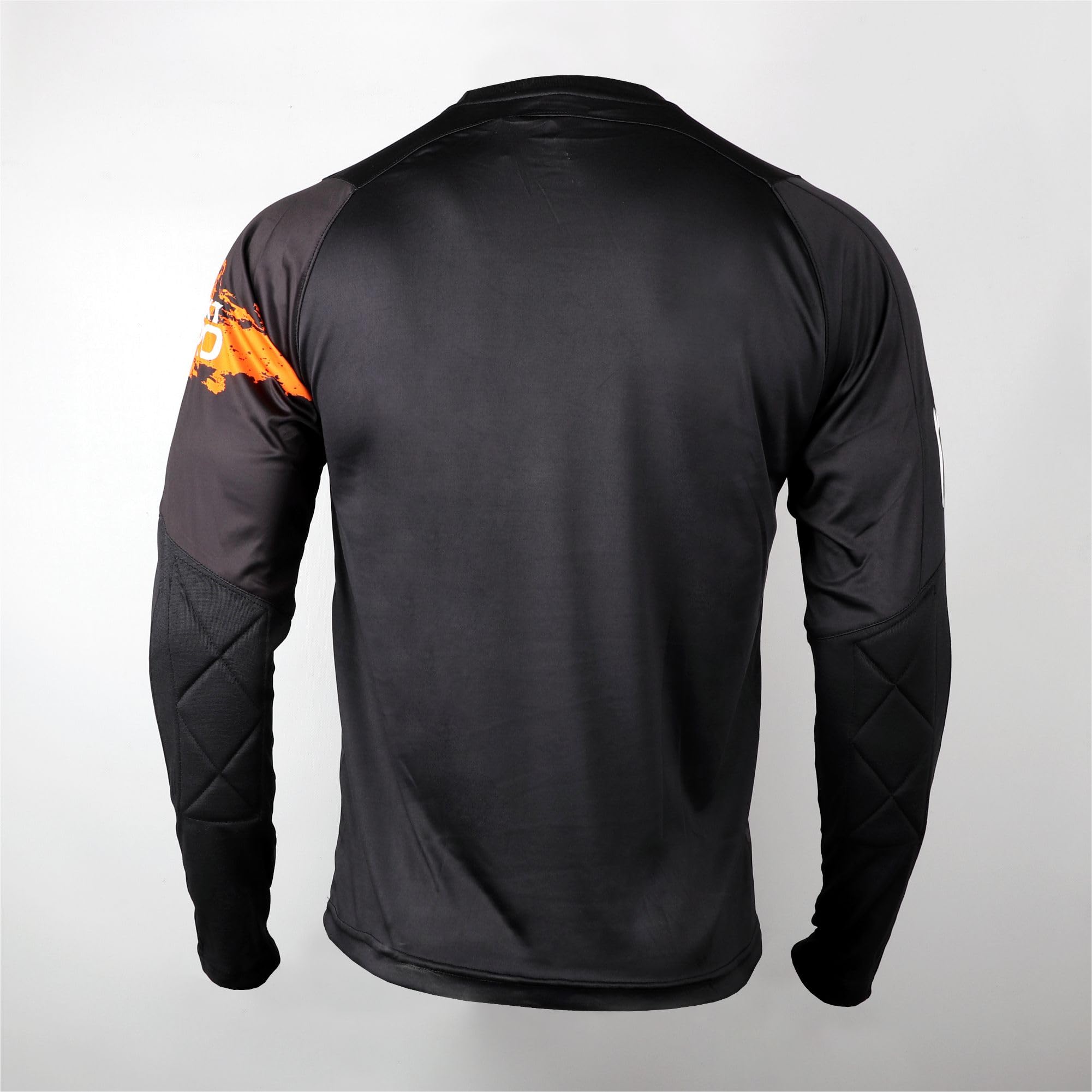 HO Soccer Jersey Adikt Pro Orange Blast - Camiseta de Portero Manga Larga con Acolchado - Facilita el Control del Balón