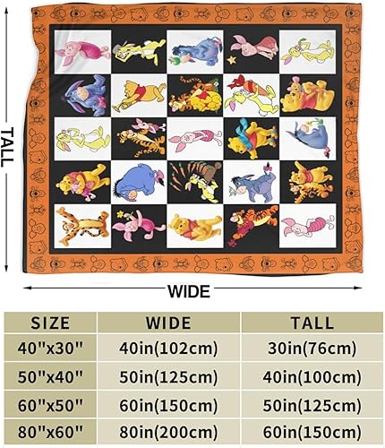 Miniatura 4 de Manta de franela de personajes de dibujos animados súper suave y acogedora manta de franela para niños y niñas, 50 x 40 pulgadas