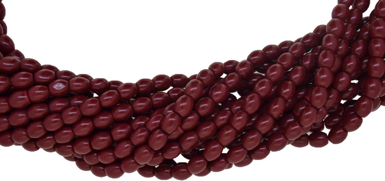 Ruby Quartz Plain Barrel Shape Gemstone Beads for Jewelry Making, Jewelry Supplies, Ruby Quartz Beads 8x10mm Size, 1 Strand Each of 16" Length