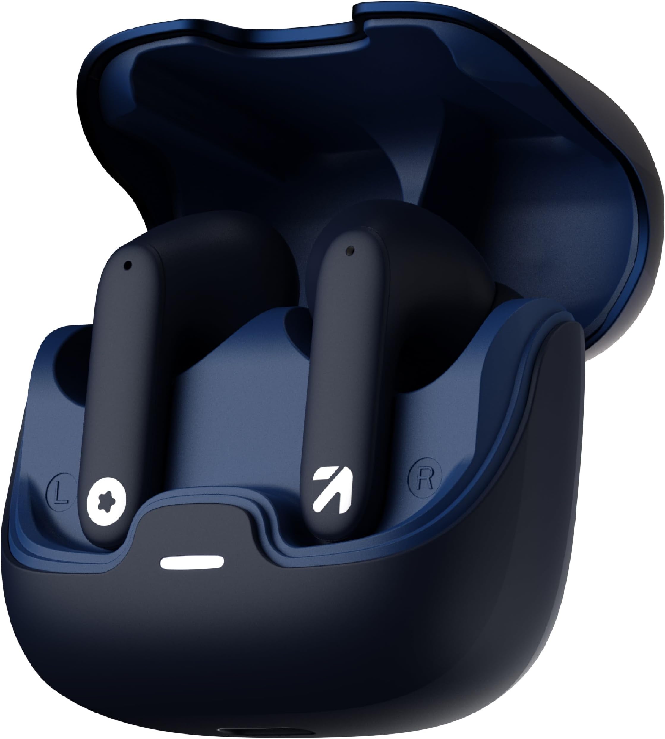 Audio Z40 True Wireless in Ear Earbuds with 60H Playtime, Zen™ ENC Mic, Low Latency Gaming, Type-C Fast Charging, Made in India, 10mm Rich Bass Drivers, IPX5, Bluetooth 5.3 Ear Buds TWS (Blue)