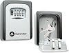 Defender Combination Dial Key Safe - Outdoor Wall Mounted Waterproof Key Lock Box - Secure Combination Key Storage Cabinet with Free Fixing Kit for Home, Office & Airbnb
