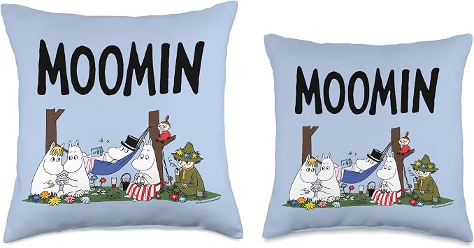 Moomin الأسرة الاسترخاء رمي وسادة