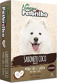 Petbrilho Sabonete De Coco Natureza 80G Para Cães