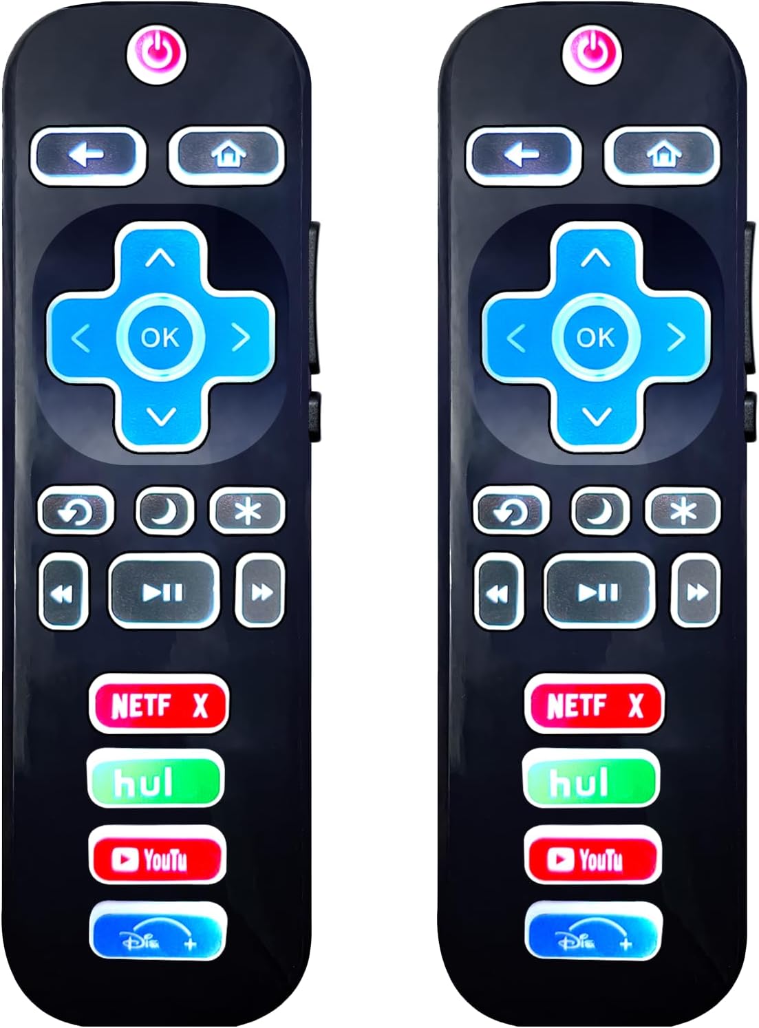 Amazon.com: 1-clicktech Universal Remote for All Roku TV Brands [TCL ...
