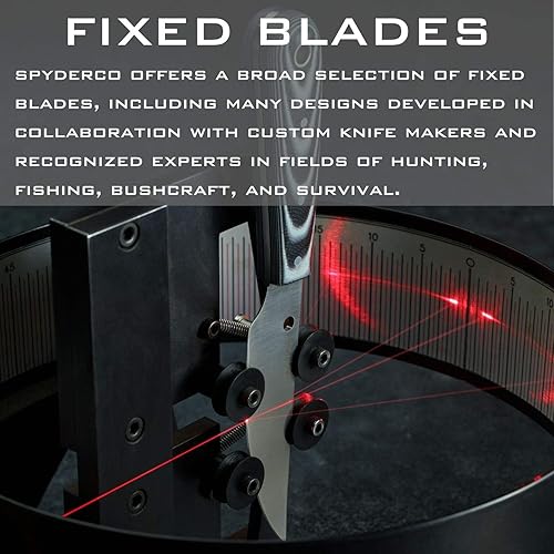 Miniatura 5 de Spyderco Street Beat FB15PBBK - Cuchillo de hoja fija con hoja negra de acero VG-10 de 3.51 pulgadas y funda de polímero moldeado por inyección de
