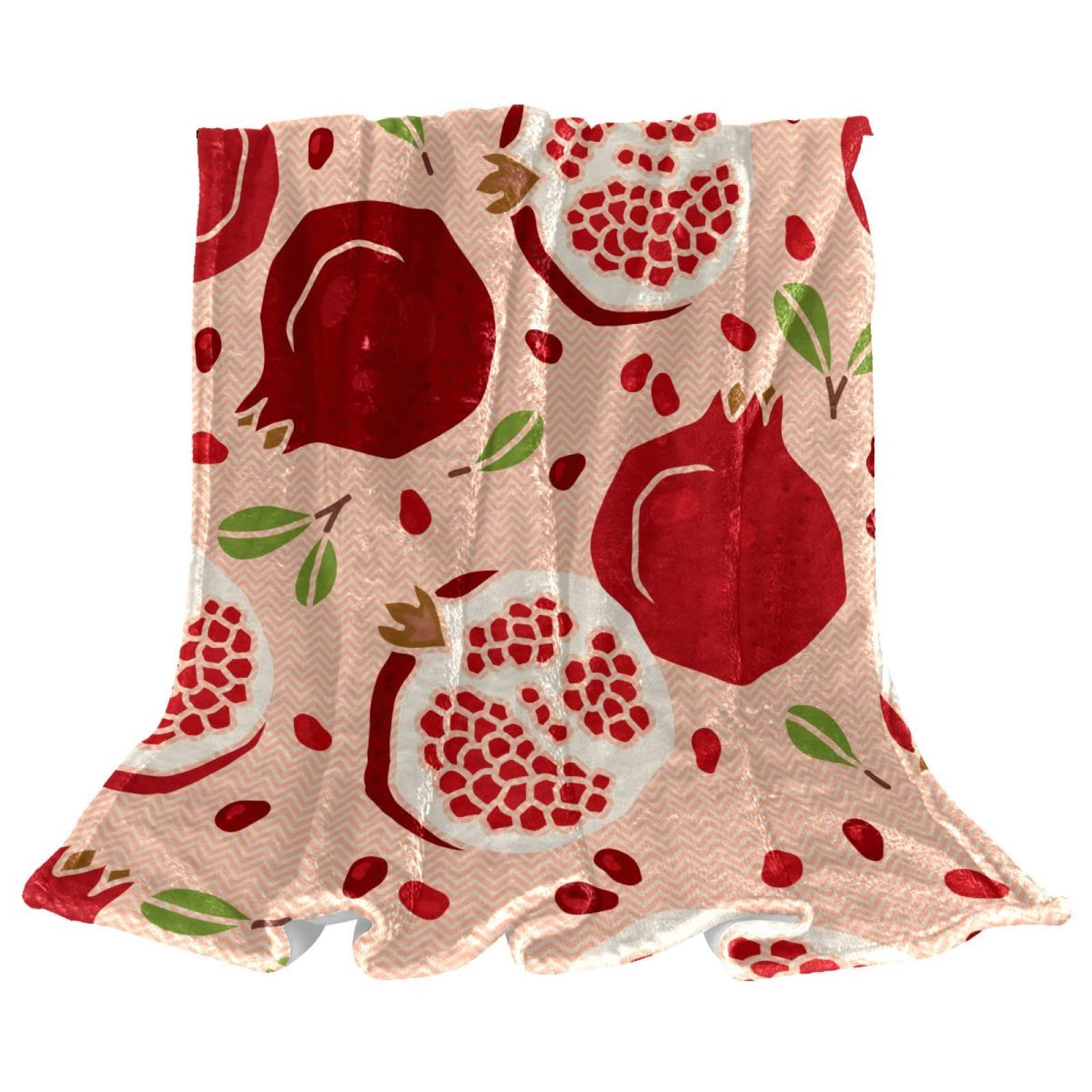 Couverture polaire chaude fruit rouge pour apaiser vos instants de frissons