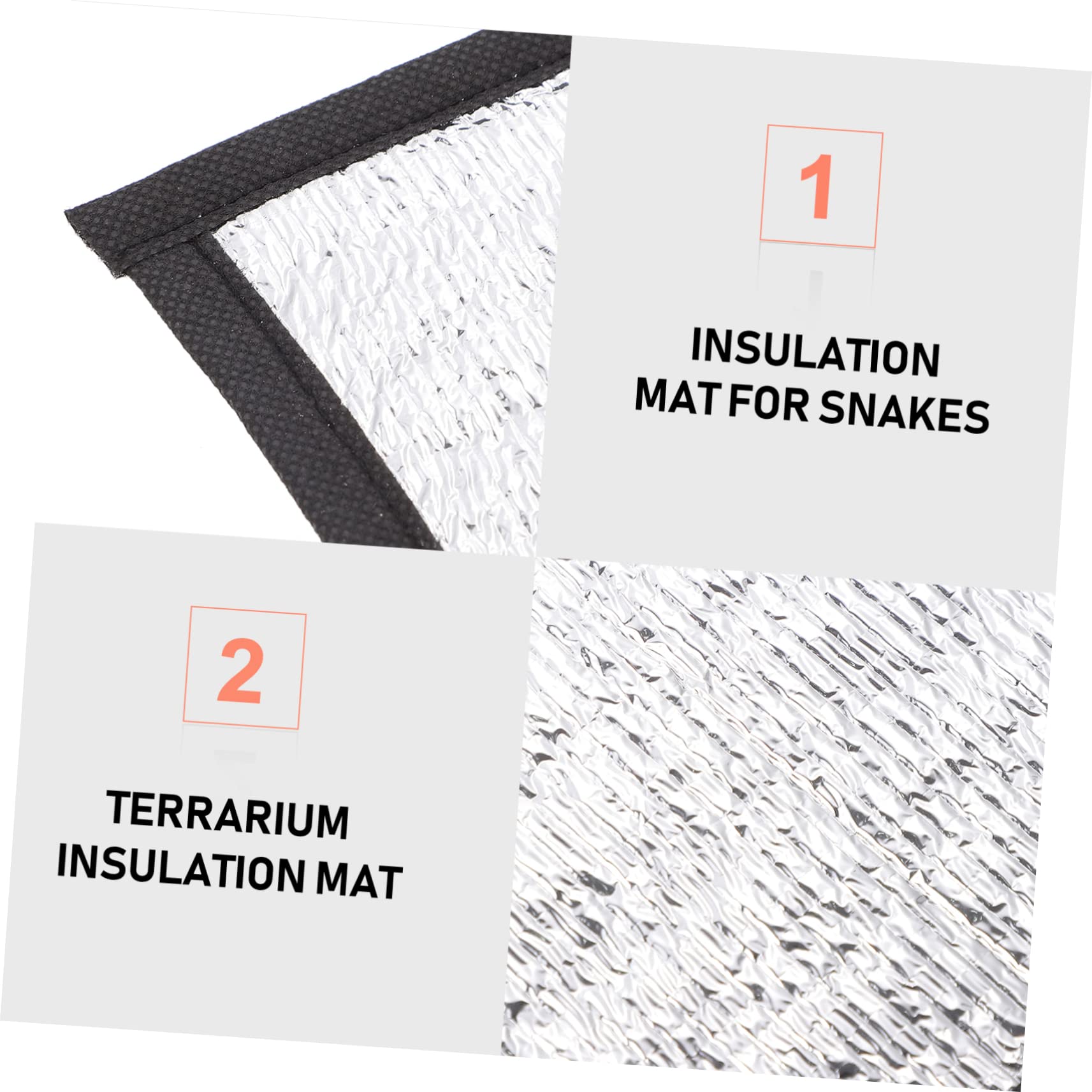 Angoily 3sets Pet Heating Pad Reptile Terrarium Heating Pad Parrot Tortoise Spider Electric-Free Safe for Indoor Use 2pcs*3