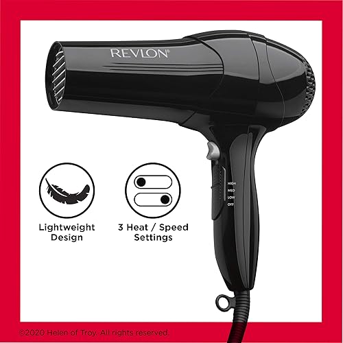 Miniatura 3 de Revlon Secador de pelo ligero 1875W Para un peinado suave y fácil (negro)