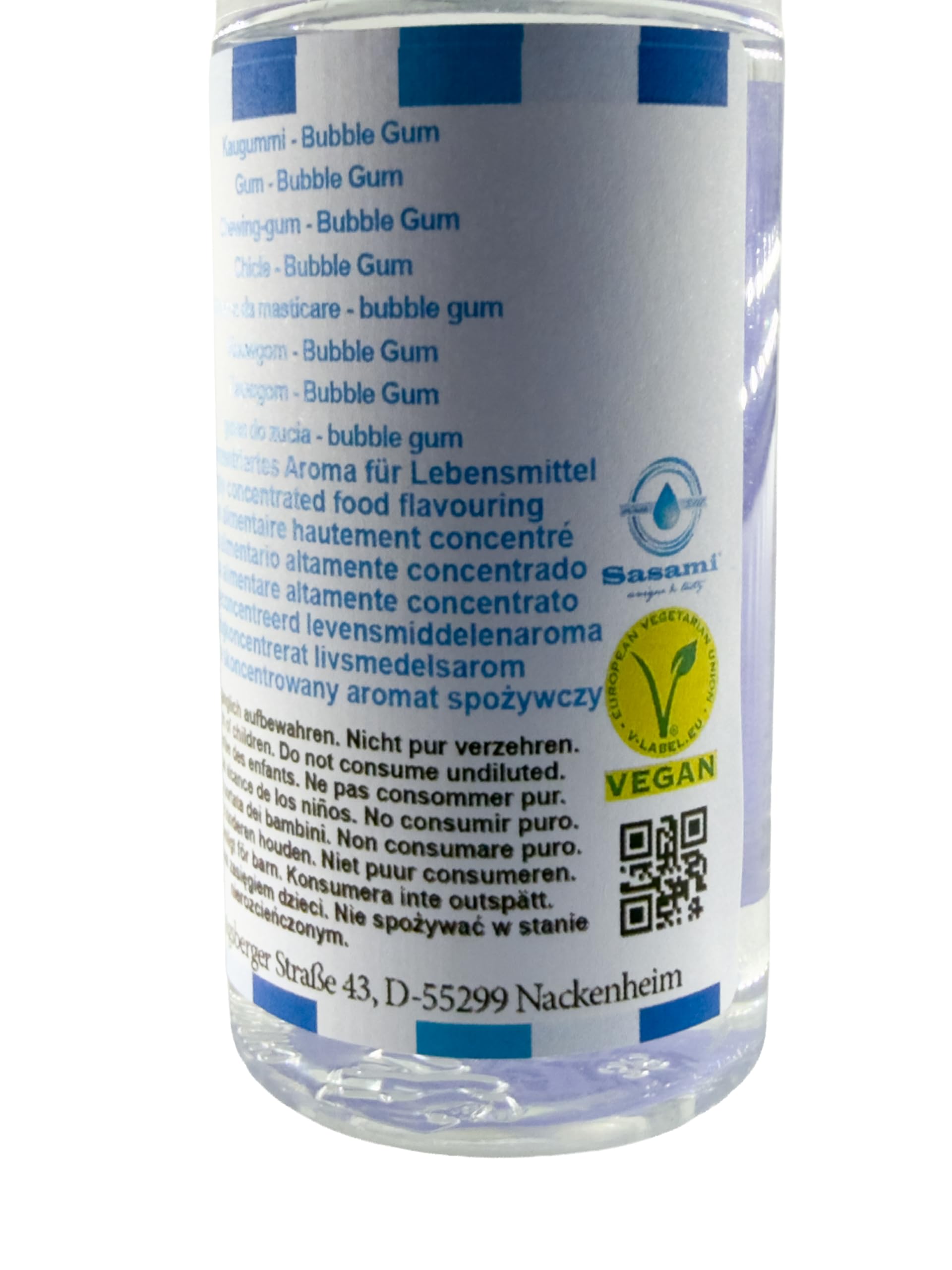 Kaugummi - Bubble Gum Aroma Konzentrat - Vegan - Sasami - 100ml