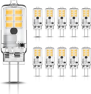 LOHAS 2W G4 LED Lampen, 3000K Warmweiß LED Birne, 2W LED Leuchtmittel Ersatz für 20W Halogenlampen, 200LM G4 LED Glühbirn...