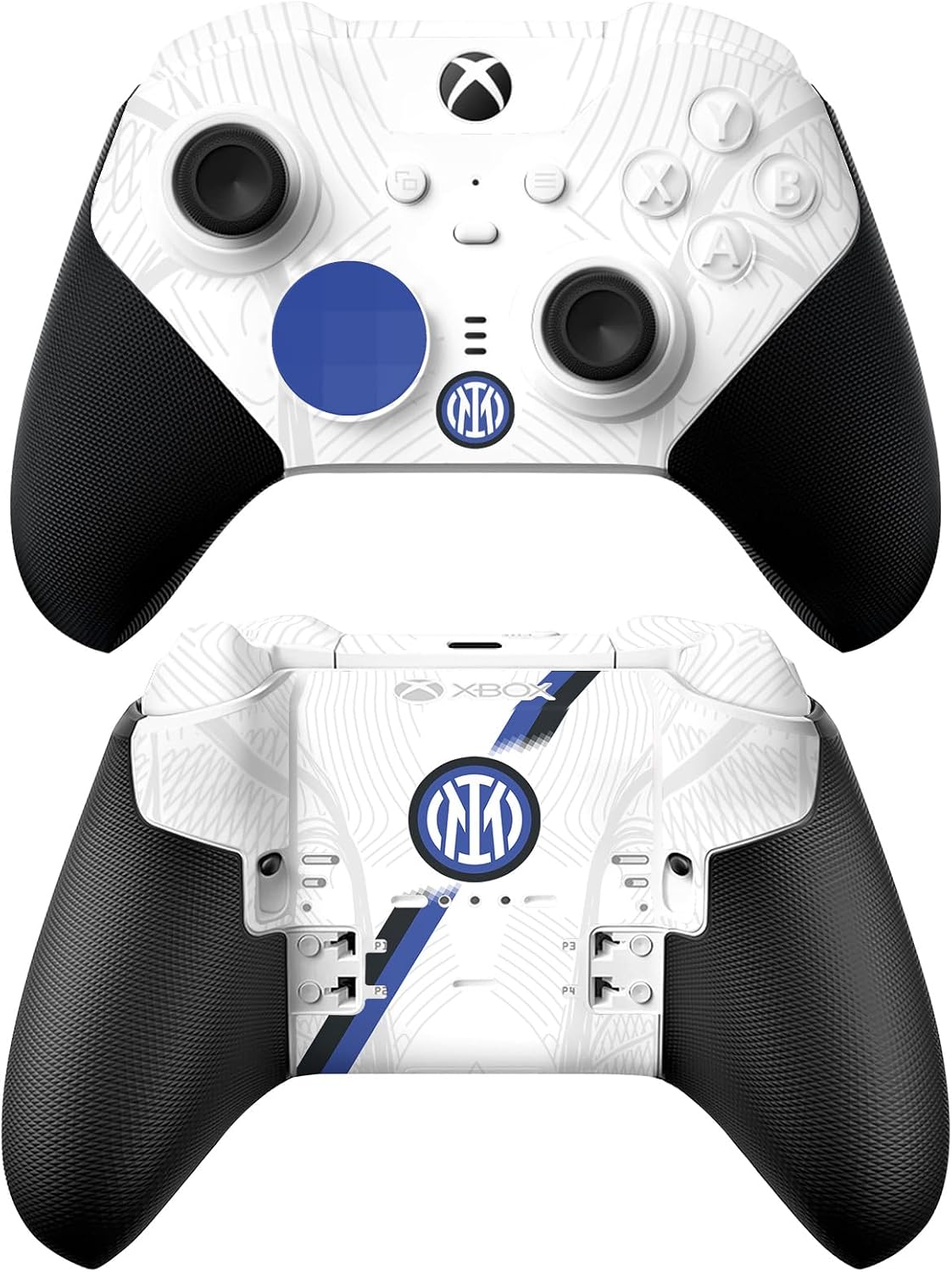 Head Case Designs Officially Licensed Inter Milan Away 2023/24 Crest Kit Vinyl Sticker Gaming Skin Decal Cover Compatible With Xbox Series X & S Elite Wireless Controller Series 2