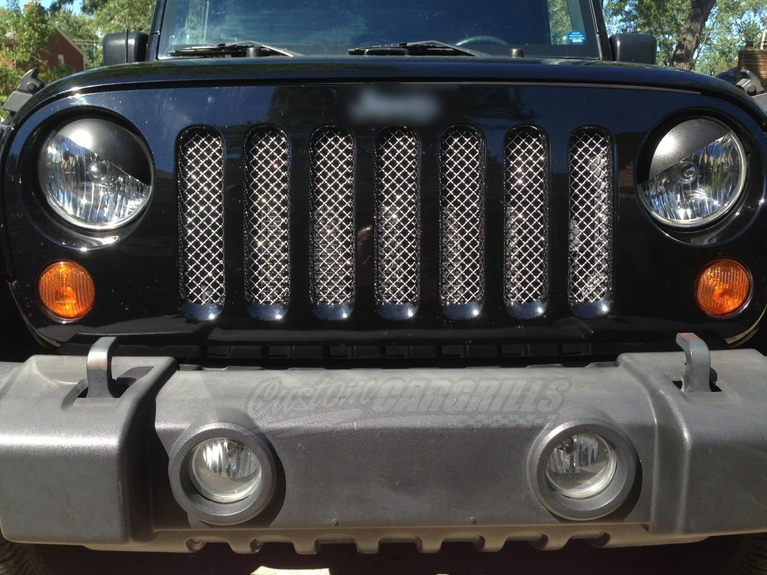 customcargrills 12"x48" Aluminum 0.50 Woven Wire Grill Mesh Sheet - Silver - Shipped Flat, 1/2 inch spacing, 0.080" Wire Thickness, Intermediate Crimped, Diagonal Cut, Not Welded, Made in USA