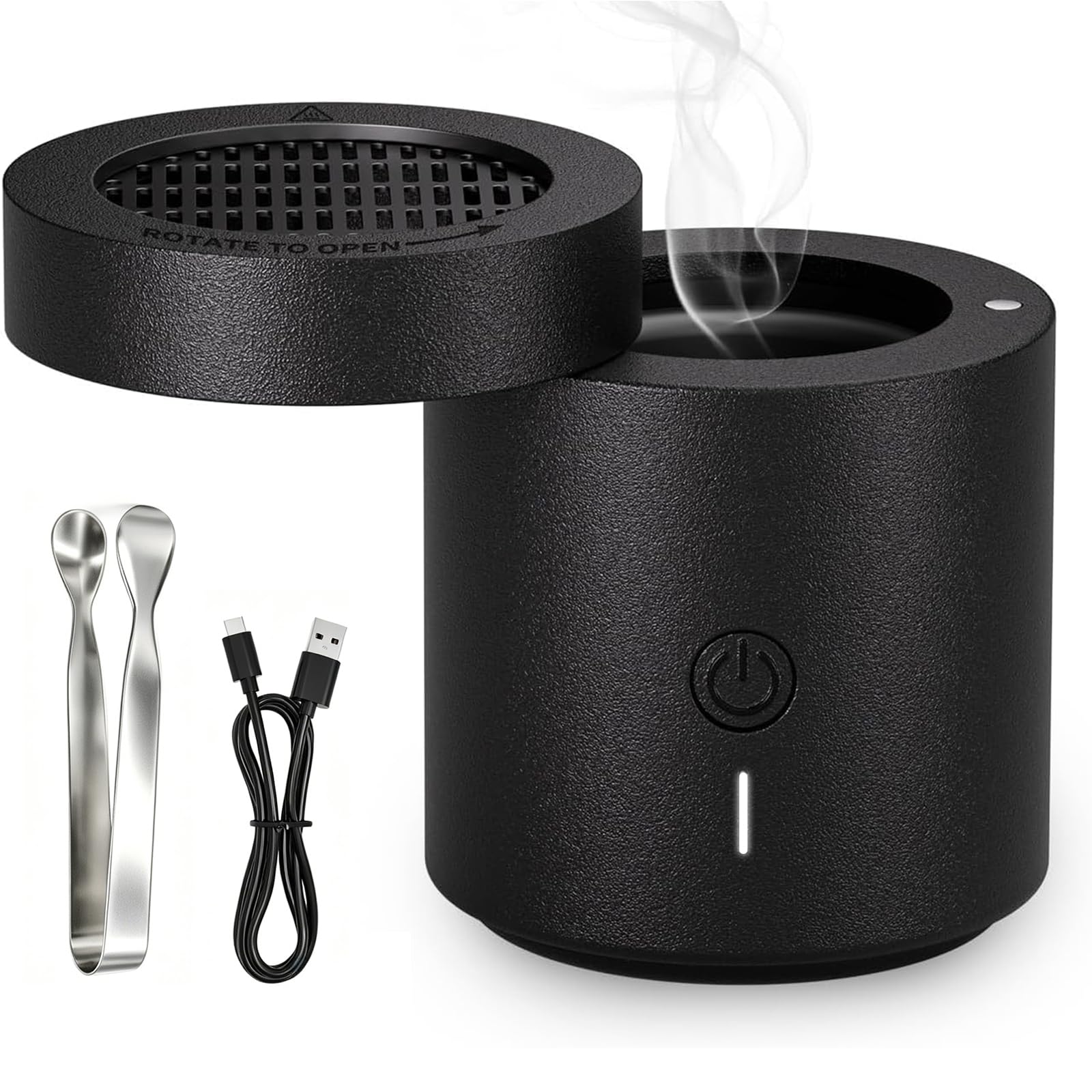 USB Rechargeable Electric Bakhoor Incense Burner for Home, Office, Car
